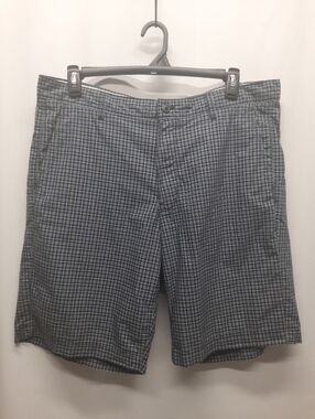 Gap Mens Plaid Shorts Size 38 Blue Navy Vintage 2008 100% Cotton 10.5" Inseam